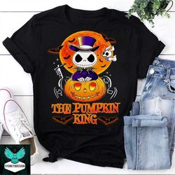Halloween The Pumpkin King Jack Vintage T-Shirt, Skellington Shirt, Jack Skellington Shirt, Halloween Shirt, The Nightma
