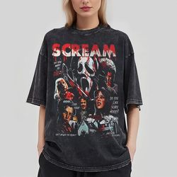 Scream Vintage Halloween Tshirt, Scream Horror Movie Shirt, Scream Ghostface Shirts, Horror Movie Tee