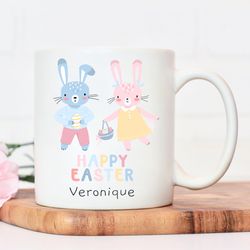 Personalised Easter gift, easter bunny, happy eas