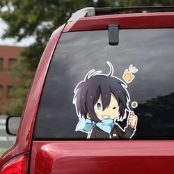anime sticker for car, noragami sticker, anime decal, anime sticker, noragami decal for car, noragami, noragami decal