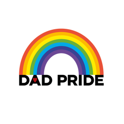 Dad Pride Svg, Gay svg, Pride svg, Rainbow svg, Lesbian svg, LGBT svg, Gay Festival Outfit svg Digital Download