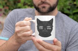 Cat Dad Mug, Cat Dad Coffee Mug, Cat Dad Gift, Fathe