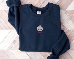 Dim Sum sweatshirt, Embroidered Bao Sweater, Dumpling sweatshirt, Foodie Lover Gift