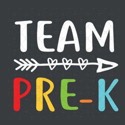 Team PreK Svg, Back To School Svg, Pre K Svg, Pre
