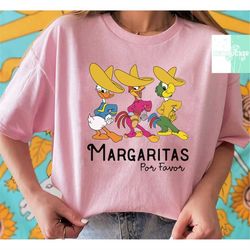 Vintage Comfort Colors Shirt, Disney Margarita Shirt, Disney Epcot Shirt, Margaritas Epcot Shirt, The Three Caballeros S