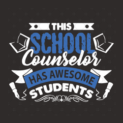 This School Counselor Has Awesome Students Svg, Ba