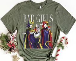 Disney Villains Bad Girls Group Ursula Maleficent Evil Queen Shirt, Walt Disney