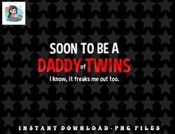 Mens Soon To Be A Daddy Of Twins Expecting Father png, sublimation, digital download