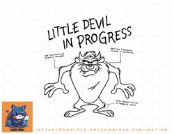 Looney Tunes Taz Little Devil In Progress png, sublimation, digital download