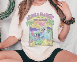 Retro Lilo & Stitch Aloha Hawaii Come Visit The Islands Shirt, Happy Stitch 626