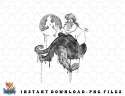 Disney The Little Mermaid Vintage Ursula Scheming png, sublimation, digital download