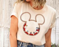 Retro Mickey & Minnies Runaway Railway Shirt, Disneyland Park Tee, Walt Disney W