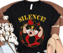 Retro Queen Of Hearts Silence Shirt, Alice In Wonderland Disney Villains Tee, Wa
