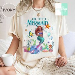 Comfort Colors Little Mermaid,Black Girl Magic Shirt, Black Queen Shirt, Black Ariel Shirt,Black Mermaid Shirt, Live Act