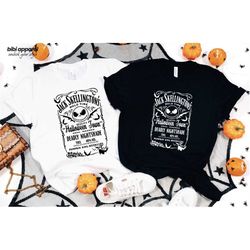 Jack Skellington's Brewery Halloween Tee, Nightmare Before Christmas T-shirt, Cute Skeleton Halloween, Whiskey Holiday S