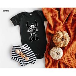 boo halloween onesie - cute retro bodysuit - halloween natural baby onesie - halloween