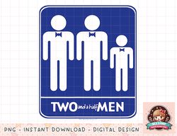 Two and a Half Men Men Symbols png, instant download, digital print
