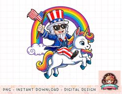 Unicorn Uncle Sam 4th of July Mericorn Men Women USA Flag png, instant download, digital print