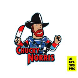 Chucky Norris Svg, Chucky Svg, Chucky Norris Doll Svg, Horror Movie Character Svg, Halloween Svg, Ai Digital File