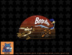 Looney Tunes Wile E. Coyote & Road Runner Sunset png, sublimation, digital download