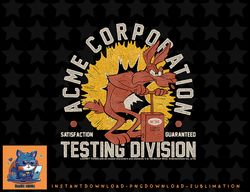 Looney Tunes Wile E. Coyote Acme Corporation Testing png, sublimation, digital download