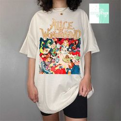 Retro Alice in Wonderland Shirt, Alice Shirt, Disney Movie Shirt, Disneyworld Shirt, Disneyland Shirt, Retro Disney Shir