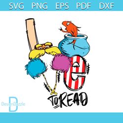 dr seuss the lorax love to read svg graphic designs files