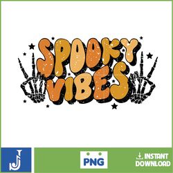 Retro Halloween, Retro Halloween png, Groovy Halloween Sublimation Designs, Hippie Halloween png, Spooky Babe png, Ghoul