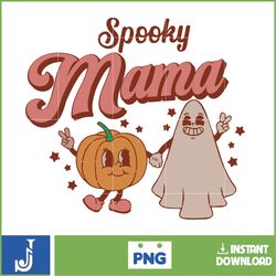 Retro Halloween, Retro Halloween png, Groovy Halloween Sublimation Designs, Hippie Halloween png, Spooky Babe png, Ghoul