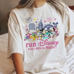 Run Disney Every Mile Is Magic Shirt, Run Disney 2023 Shirt, Run Disney Shirt, Disney Marathon Shirt, Disneyland Shirt,