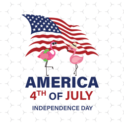 Flamingo America 4th Of July Independence Day Svg, Independence Svg, Independent Flamingo, July 4th Flamingo Svg