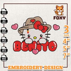 Valentine Bad Bunny Embroidery Design, Bad Bunny Embroidery File, Gift For Bad Bunny Fans, Bad Bunny, Instant Download