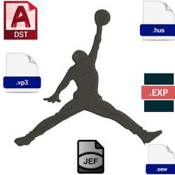 "Fly with Style: Embroidered Jumpman Air Jordan Designs for Sneaker Enthusiasts"