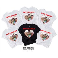 Custom Photo Shirt, Custom Text T-shirt, Family T-shirt, Family Shirt, Personalized Shirt, Matching Family Shirt, Make Y