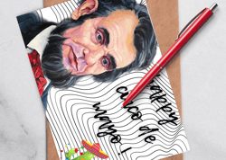 Happy cinco de mayo! A digital greeting card with the leader Abraham Lincoln.