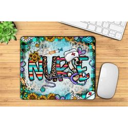 Nurse Mousepad Png Sublimation Design, Nurse Mousepad Png, Nursing Mousepad, Digital Download, Nurse Life, Western png,