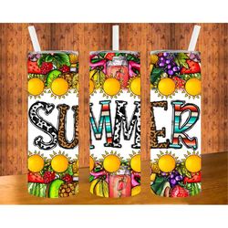 Summer Tumbler Png, 20oz Skinny Tumbler Sublimation Designs, Hello Summer Tumbler, I Love Summer, Tumbler Png, Tumbler S