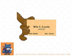 Looney Tunes Wile E. Coyote Genius png, sublimation, digital download