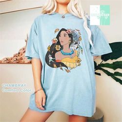 Disney Pocahontas Dreamcatcher Watercolor Graphic Unisex T-shirt Birthday Shirt Gift For Men Women Kid Hoodie Sweatshirt