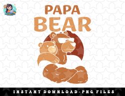 Papa Bear Bears Animal Pun Lover Dad Father Daddy Fathers png, sublimation, digital download