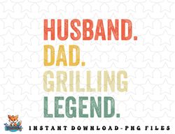 Mens Grilling BBQ Father Funny Husband Grill Dad Legend Vintage png, sublimation, digital download