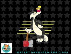 Looney Tunes Sylvester & Tweety Lined Portrait png, sublimation, digital download
