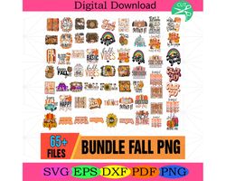 Hello Fall Png Bundle, Autumn Png, Fall Saying Png, Harvest Png, Autumn Leaves PngThankful Png, Turkey Png, Blessed Png,