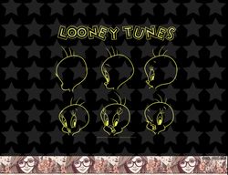 Looney Tunes Tweety Bird Line Art Faces png, sublimation, digital download