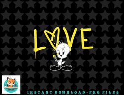 Looney Tunes Tweety Love Paint Brush png, sublimation, digital download
