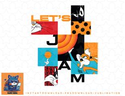 Space Jam A New Legacy Tune Squad Lets Jam Blocks png, sublimation, digital download
