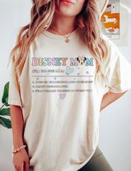 Disney Mom Comfort Colors Shirt, Disney Minnie shirt