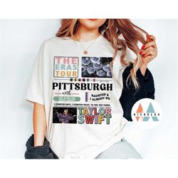 Retro Eras Pittsburgh Shirt, Pittsburgh Night 1 Shirts, The Eras Tour Set List, Ts Pittsburgh Shirt, Eras Pittsburgh Mer