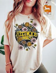 fleetwood mac comfort colors t-shirt, band tee, flee