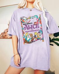 Retro Alice in Wonderland Comfort Color Shirt, Alice